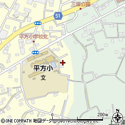 埼玉県上尾市平方1509周辺の地図