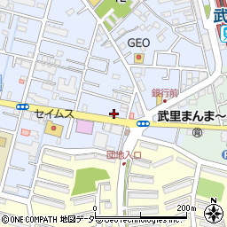 埼玉県春日部市大場1294周辺の地図