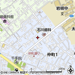 グラン・ドムール岩槻弐番館周辺の地図