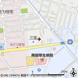 野田岩槻線周辺の地図