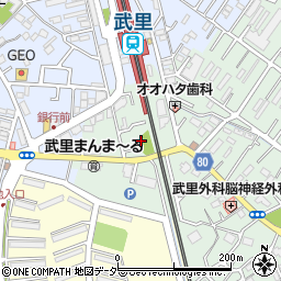 埼玉県春日部市大畑230周辺の地図