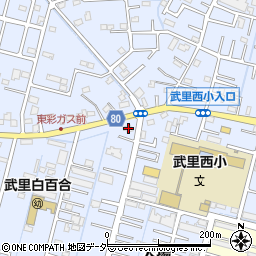 埼玉県春日部市大場741周辺の地図
