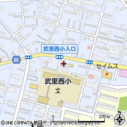 埼玉県春日部市大場868周辺の地図