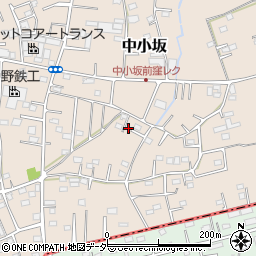 埼玉県坂戸市中小坂779周辺の地図