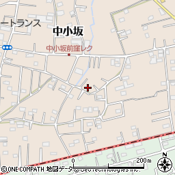 埼玉県坂戸市中小坂786-2周辺の地図