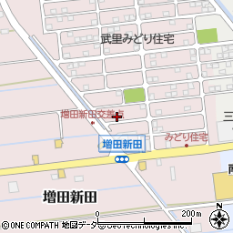 埼玉県春日部市増田新田409周辺の地図