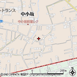 埼玉県坂戸市中小坂786周辺の地図