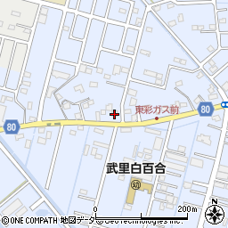 埼玉県春日部市大場62周辺の地図