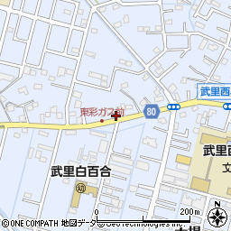 埼玉県春日部市大場1550周辺の地図
