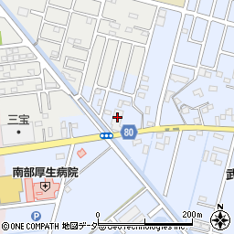 埼玉県春日部市大場1696周辺の地図