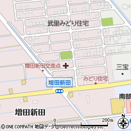 埼玉県春日部市増田新田407周辺の地図