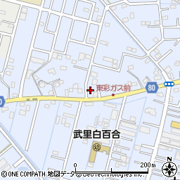 埼玉県春日部市大場1556周辺の地図