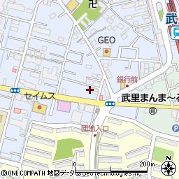 埼玉県春日部市大場1129周辺の地図