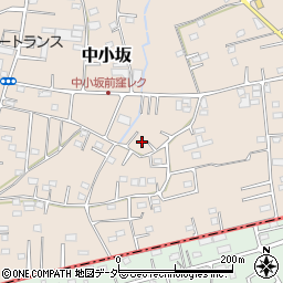 埼玉県坂戸市中小坂786-11周辺の地図