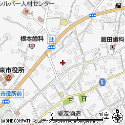 茨城県潮来市辻578-1周辺の地図