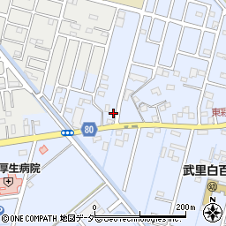 埼玉県春日部市大場1660周辺の地図
