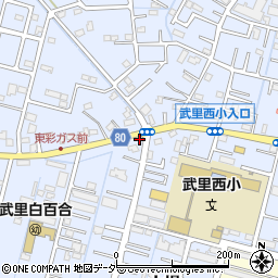 埼玉県春日部市大場740周辺の地図