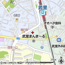 埼玉県春日部市大畑319周辺の地図