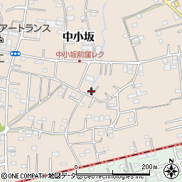 埼玉県坂戸市中小坂827-3周辺の地図