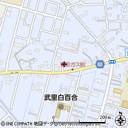 埼玉県春日部市大場1553周辺の地図