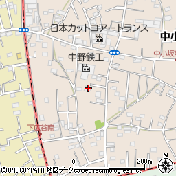 埼玉県坂戸市中小坂899-2周辺の地図
