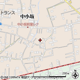 埼玉県坂戸市中小坂786-14周辺の地図