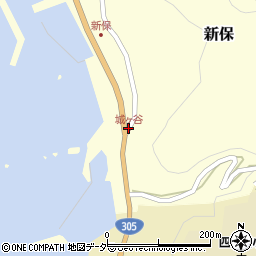 城ヶ谷周辺の地図