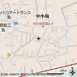 埼玉県坂戸市中小坂779-2周辺の地図