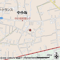 埼玉県坂戸市中小坂786-12周辺の地図