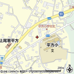 埼玉県上尾市平方1681周辺の地図
