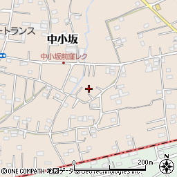 埼玉県坂戸市中小坂786-13周辺の地図