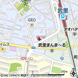 埼玉県春日部市大場1050周辺の地図