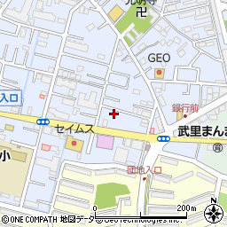 埼玉県春日部市大場1312周辺の地図