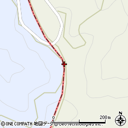 松尾峠周辺の地図
