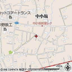 埼玉県坂戸市中小坂779-3周辺の地図