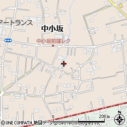埼玉県坂戸市中小坂827周辺の地図