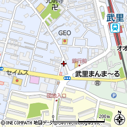 埼玉県春日部市大場1291周辺の地図