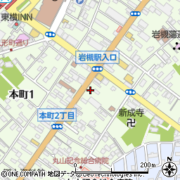 タイムズ岩槻本町第８駐車場周辺の地図