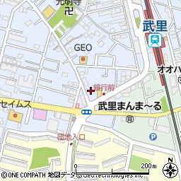 埼玉県春日部市大場484周辺の地図