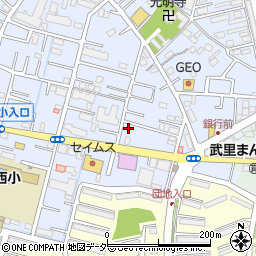 埼玉県春日部市大場1313周辺の地図