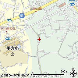 埼玉県上尾市上野128周辺の地図