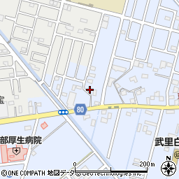 埼玉県春日部市大場1662周辺の地図
