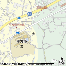 埼玉県上尾市平方1547周辺の地図