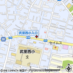 埼玉県春日部市大場1414周辺の地図