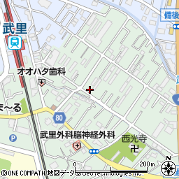 埼玉県春日部市大畑143周辺の地図