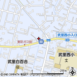 埼玉県春日部市大場1525周辺の地図