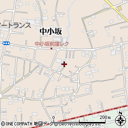埼玉県坂戸市中小坂827-1周辺の地図