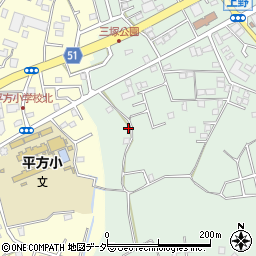 埼玉県上尾市上野128-1周辺の地図