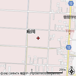 埼玉県川越市府川周辺の地図