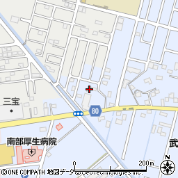 埼玉県春日部市大場8周辺の地図